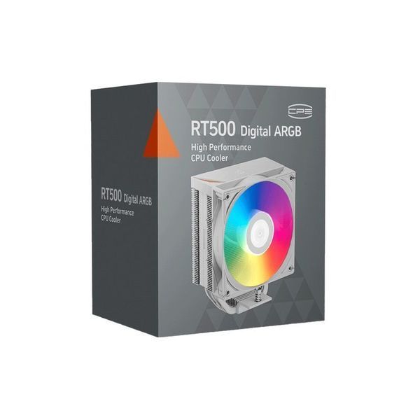 Кулер для процесора PCCOOLER RT500 Digital ARGB WH, білий