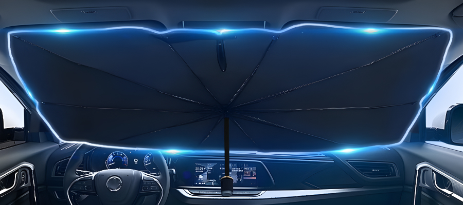 Автомобільний зонт JoyPoint для захисту салону від UV-променів